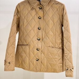 Burberry diamond patterned jacket cotton jacket